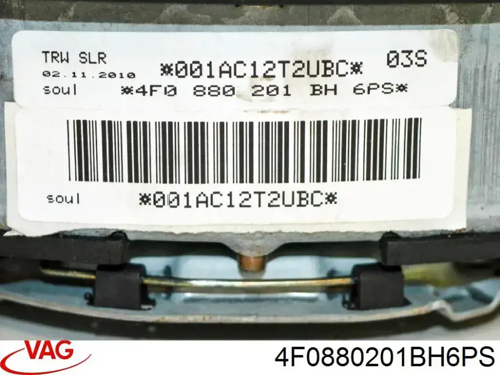 4F0880201BH6PS VAG Cinto de segurança (AIRBAG) de condutor