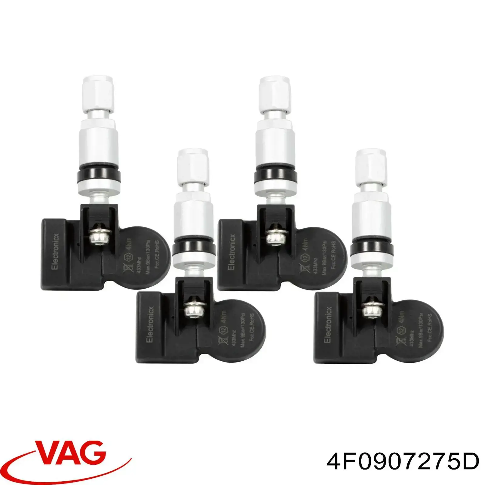 Compre 4F0907275D VAG Sensor de pressão de ar nos pneus