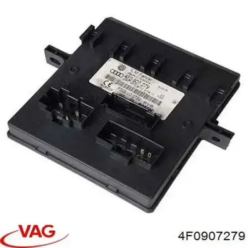 4F0910279K VAG Módulo de direção (Centralina eletrônica) das luzes