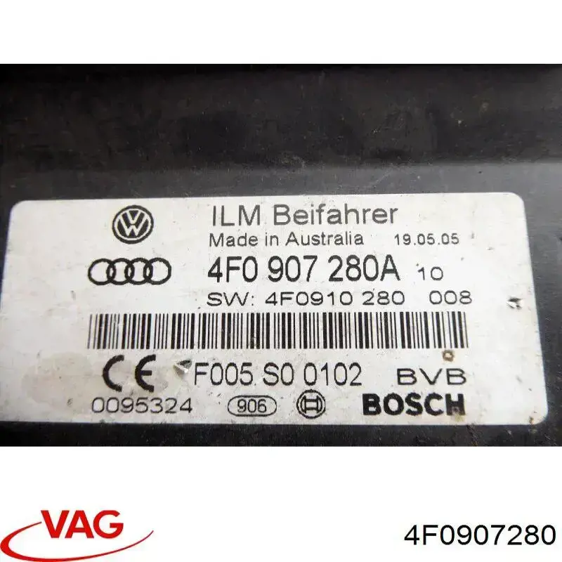 Compre 4F0907280 VAG Módulo de direção (Centralina eletrônica) da rede de bordo