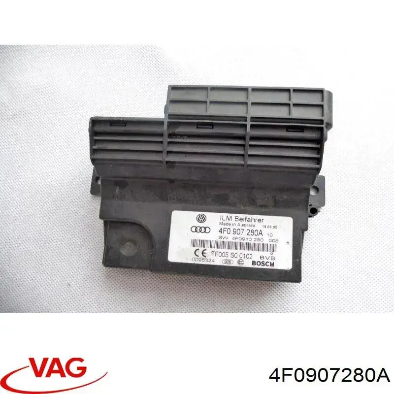 4F0907280A VAG Módulo de direção (Centralina eletrônica) da rede de bordo