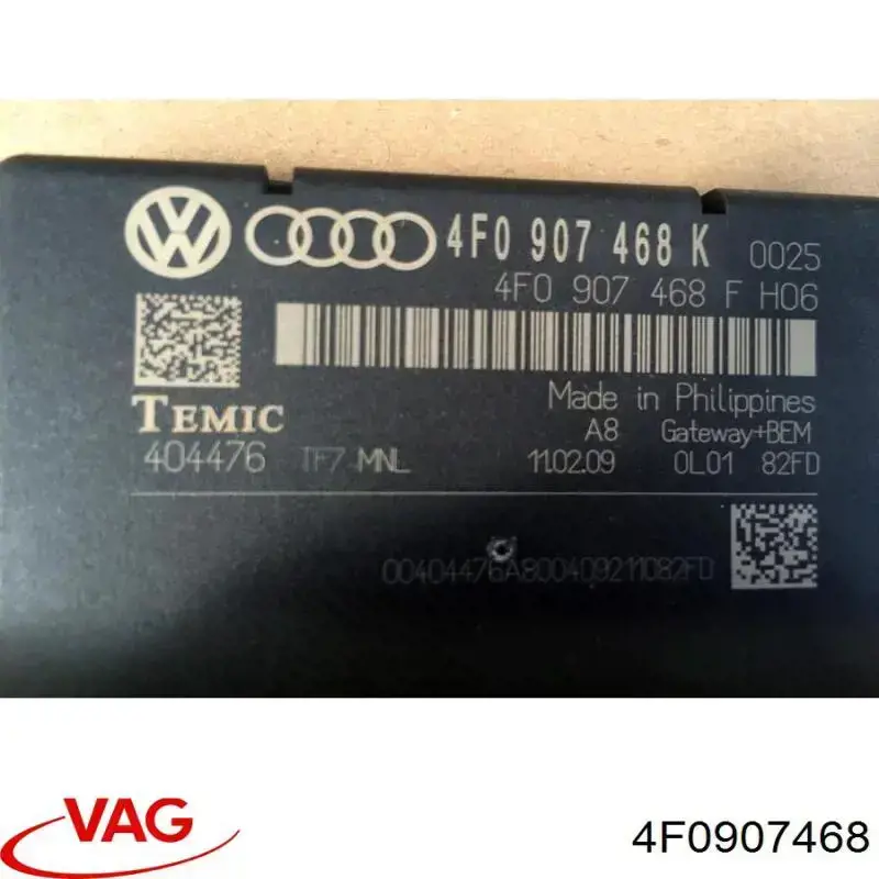 Módulo "Interface de diagnóstico" VAG 4F0907468 preço, a partir de 54,48 USD