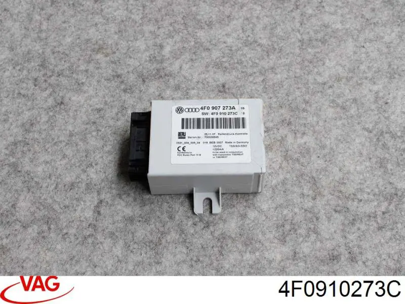 4F0910273C VAG Unidade do sistema de controlo de pressão nos pneus
