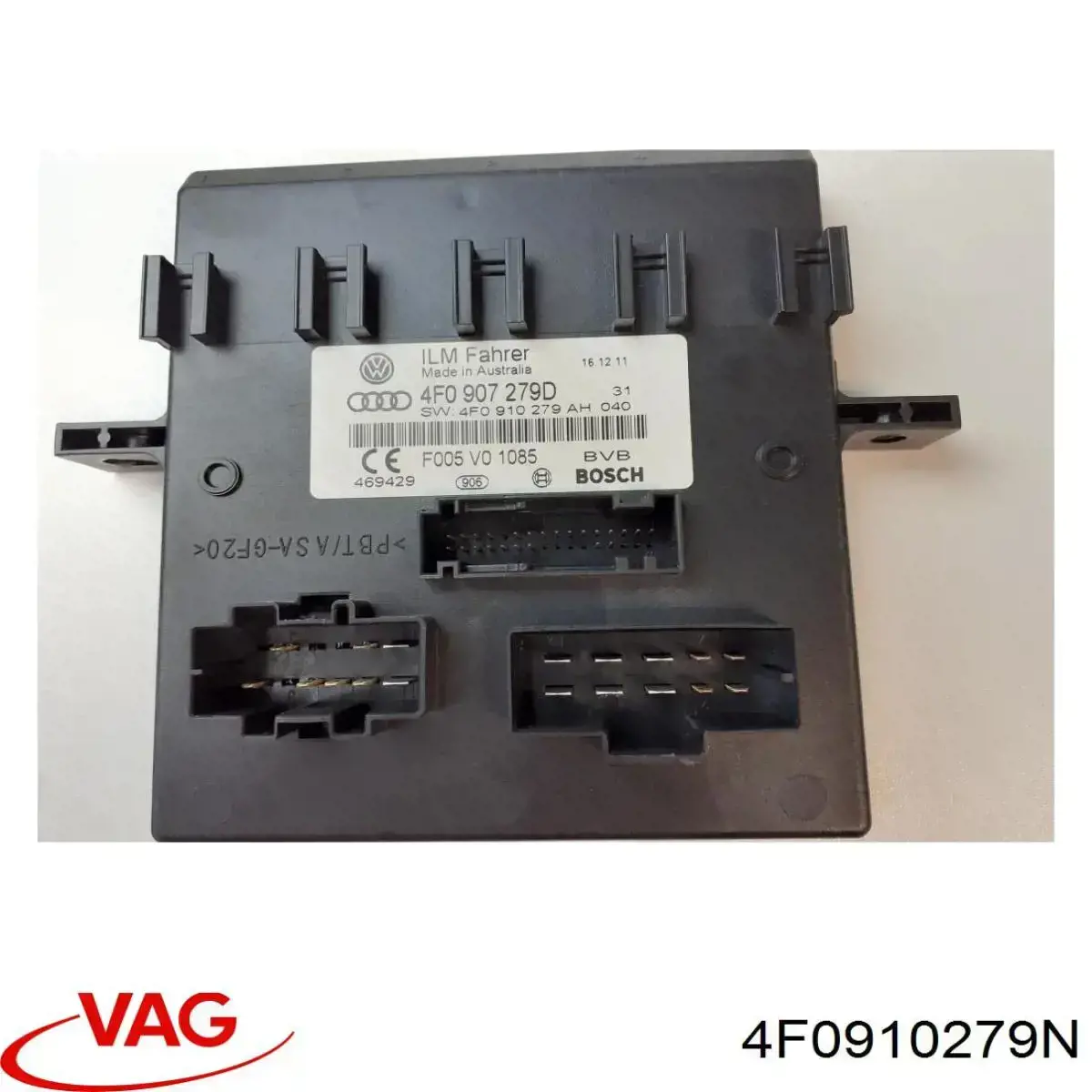 4F0910279J VAG Módulo de direção (Centralina eletrônica) da rede de bordo