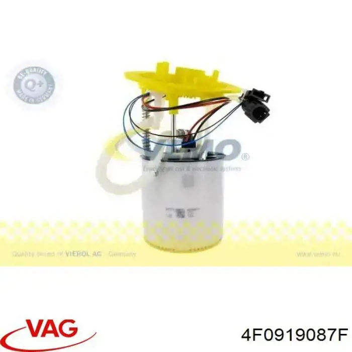Compre 4F0919087F VAG Módulo de bomba de combustível com sensor do nível de combustível