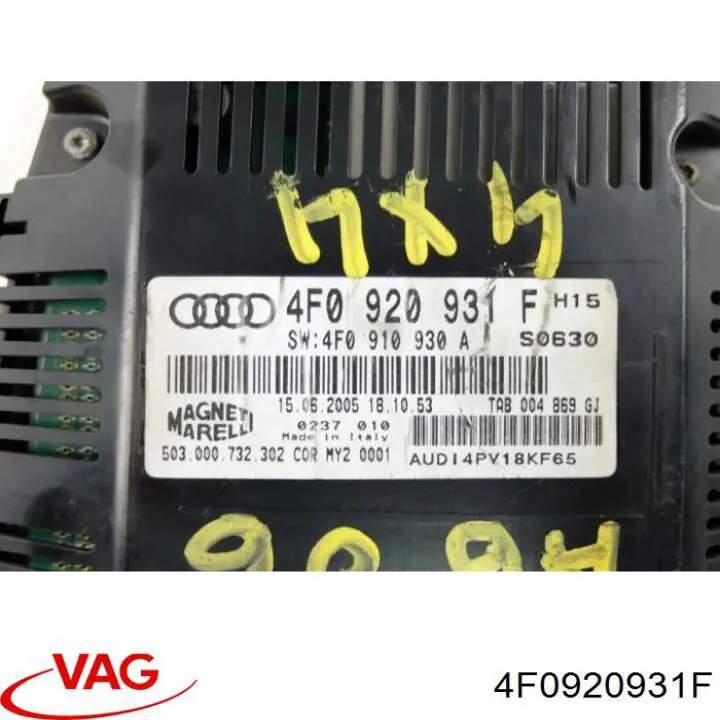 Painel de instrumentos (quadro de instrumentos) VAG 4F0920931F preço, a partir de 180,47 USD