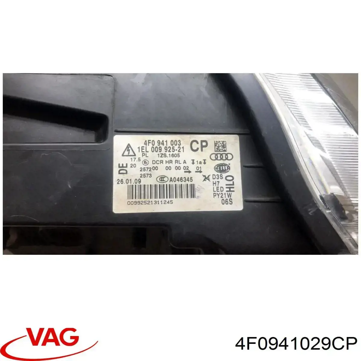 Luz esquerda VAG 4F0941029CP preço, a partir de 359,36 USD