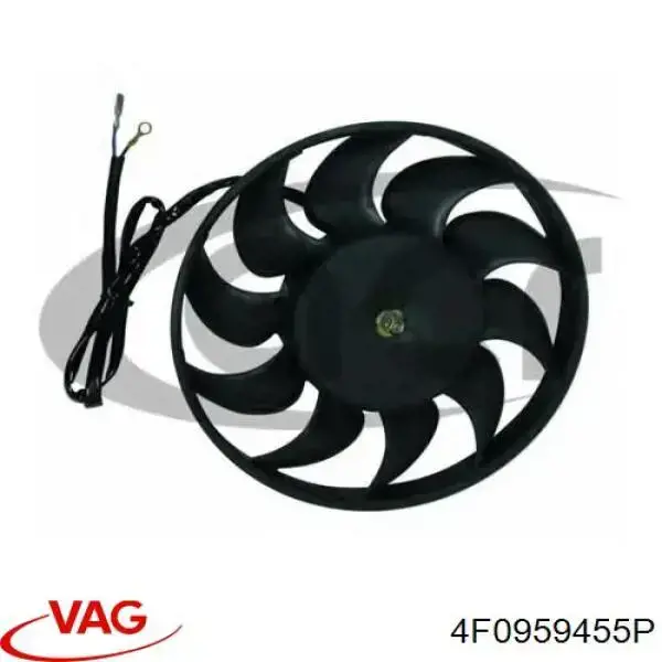 Compre 4F0959455P VAG Ventilador elétrico de esfriamento montado (motor + roda de aletas)