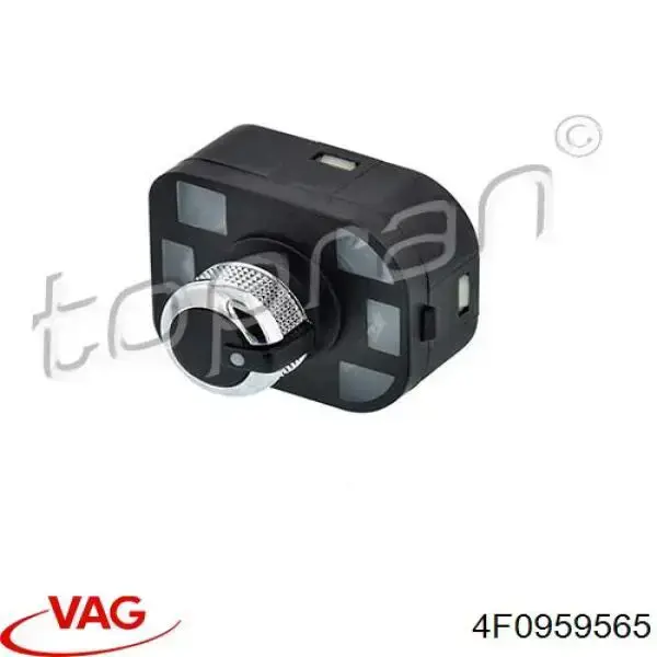 4F0959565 VAG Unidade de controlo dos espelhos de retrovisão, na porta