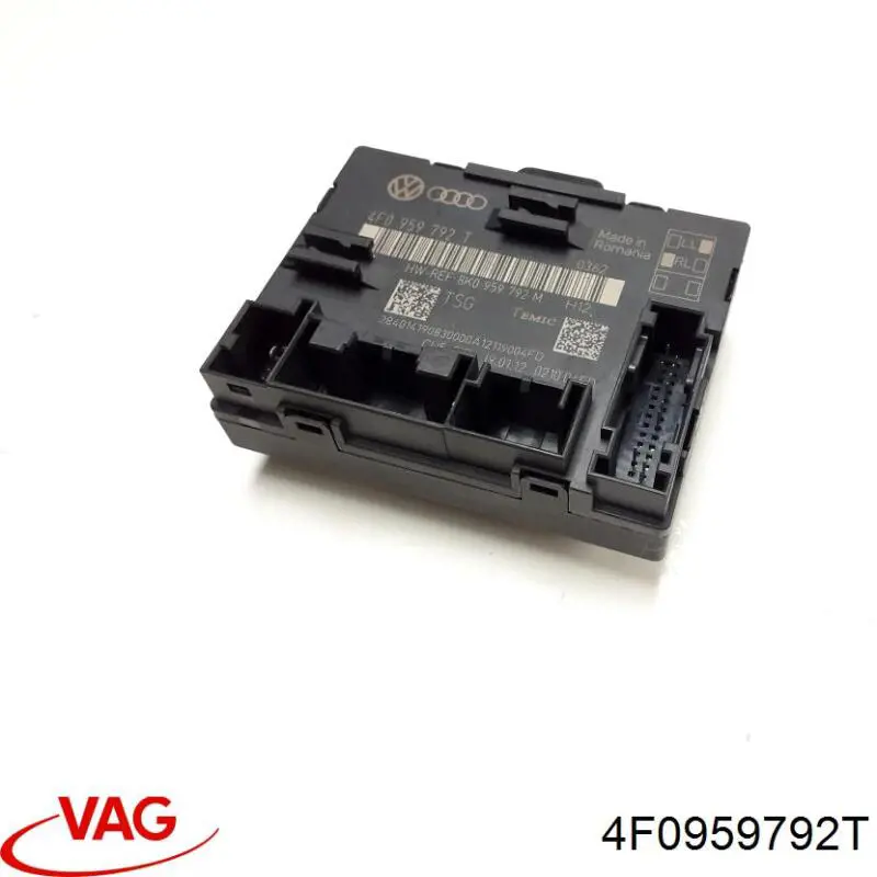 4F0959792T VAG Módulo de conforto da porta dianteira