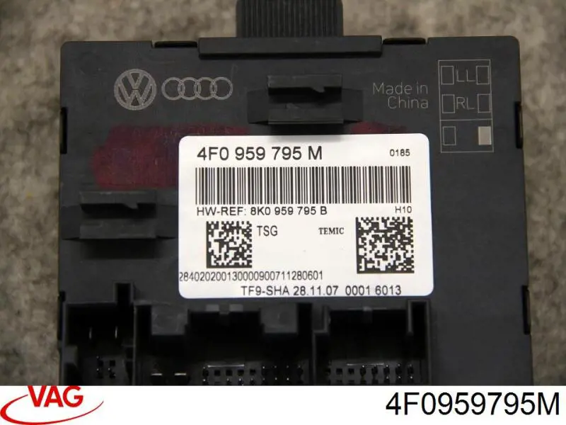 4F0959795M VAG Módulo de conforto da porta traseira