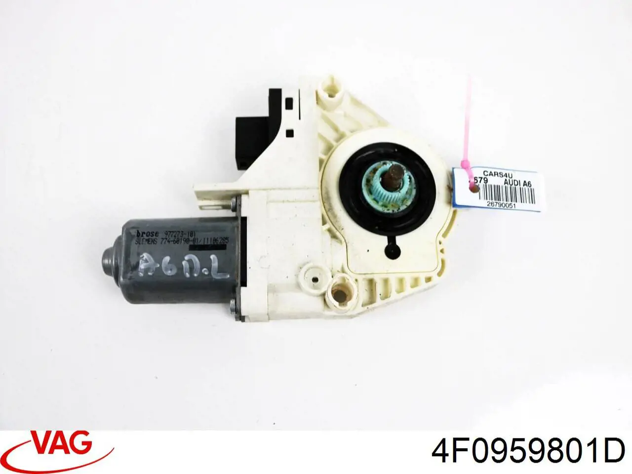Motor de acionamento de vidro da porta dianteira esquerda VAG 4F0959801D preço, a partir de 37,52 USD