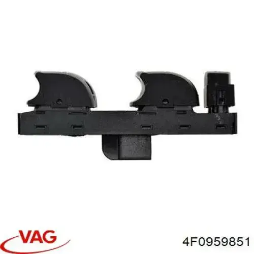 Unidade de botões dianteira esquerda de controlo de elevador de vidro VAG 4F0959851 preço, a partir de 22,43 USD