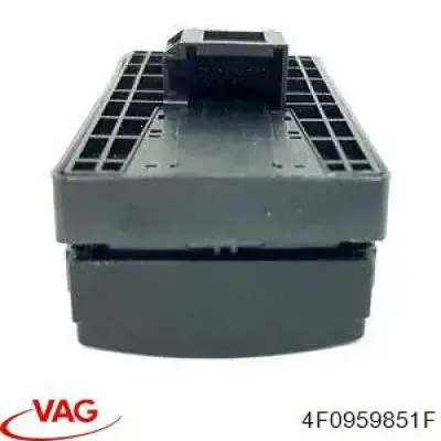 4F0959851F VAG Unidade de botões dianteira esquerda de controlo de elevador de vidro