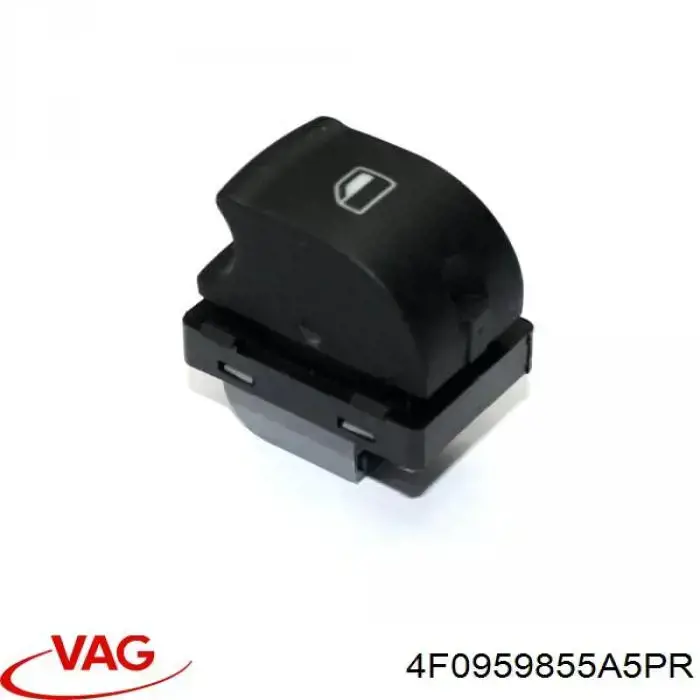 Compre 4F0959855A5PR VAG Botão dianteiro direito de ativação de motor de acionamento de vidro