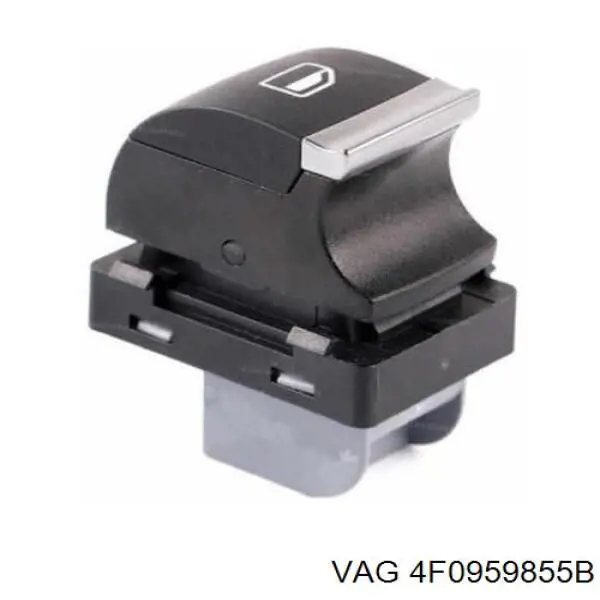4F0959855B VAG Botão dianteiro direito de ativação de motor de acionamento de vidro