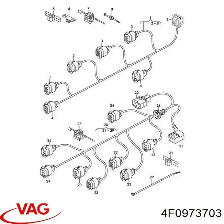 Conector universal 117186441 Mercedes