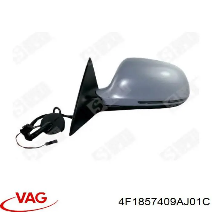 Compre 4F1857409AJ01C VAG Espelho de retrovisão esquerdo