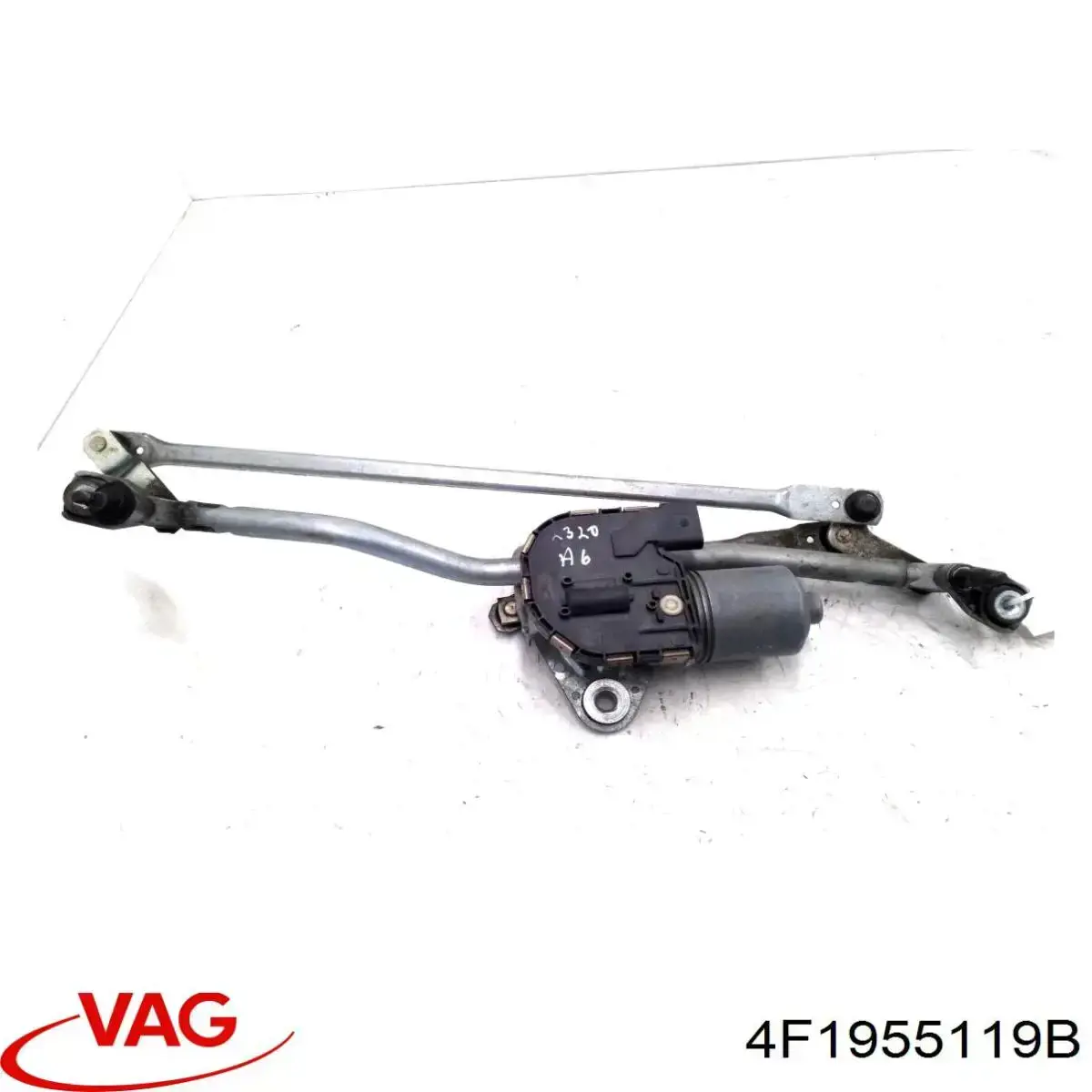 4F1955119B VAG Motor de limpador pára-brisas do pára-brisas