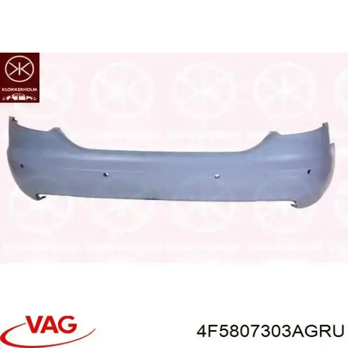 4F5807303AGRU VAG Pára-choque traseiro