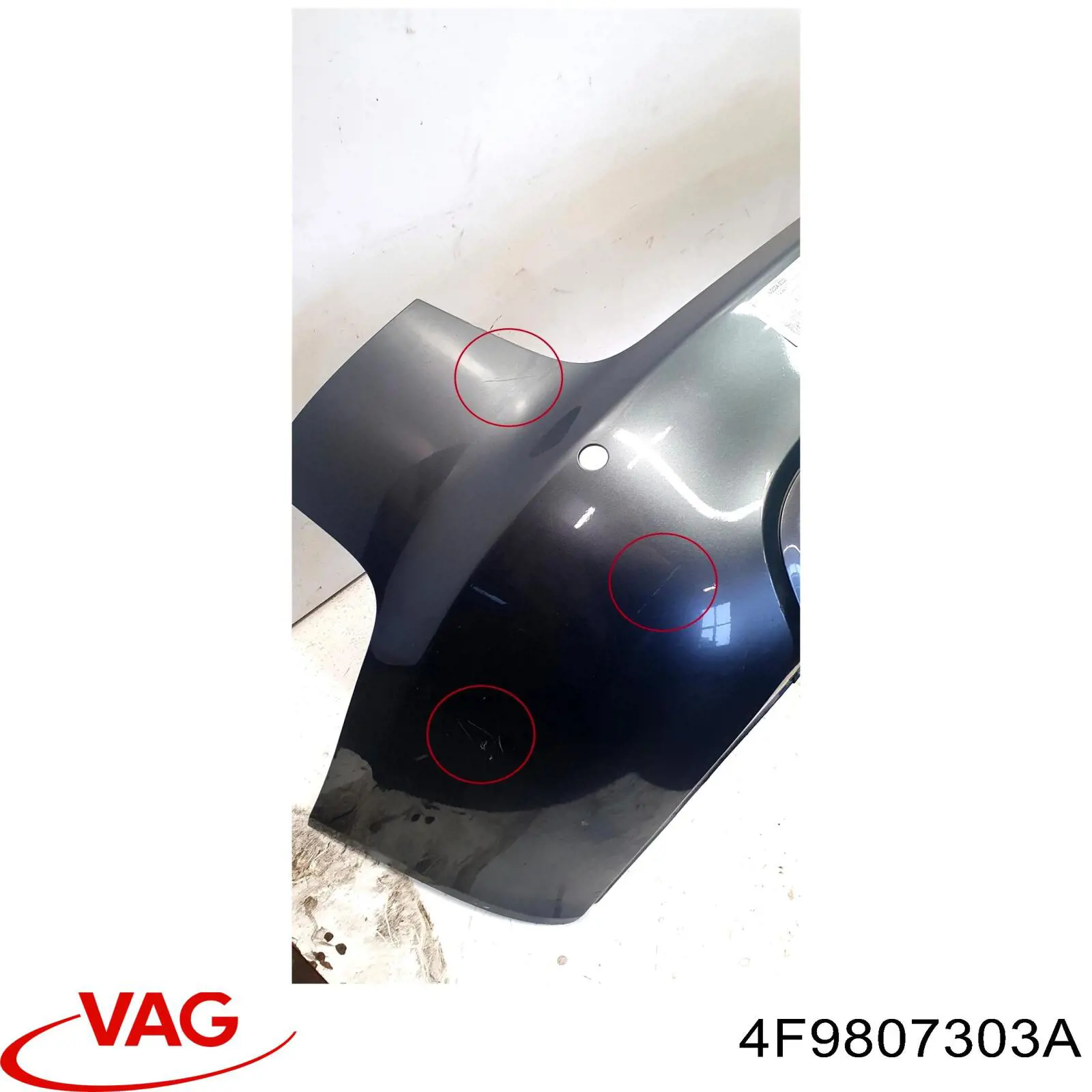Pára-choque traseiro VAG 4F9807303AGRU preço, a partir de 1168,78 USD