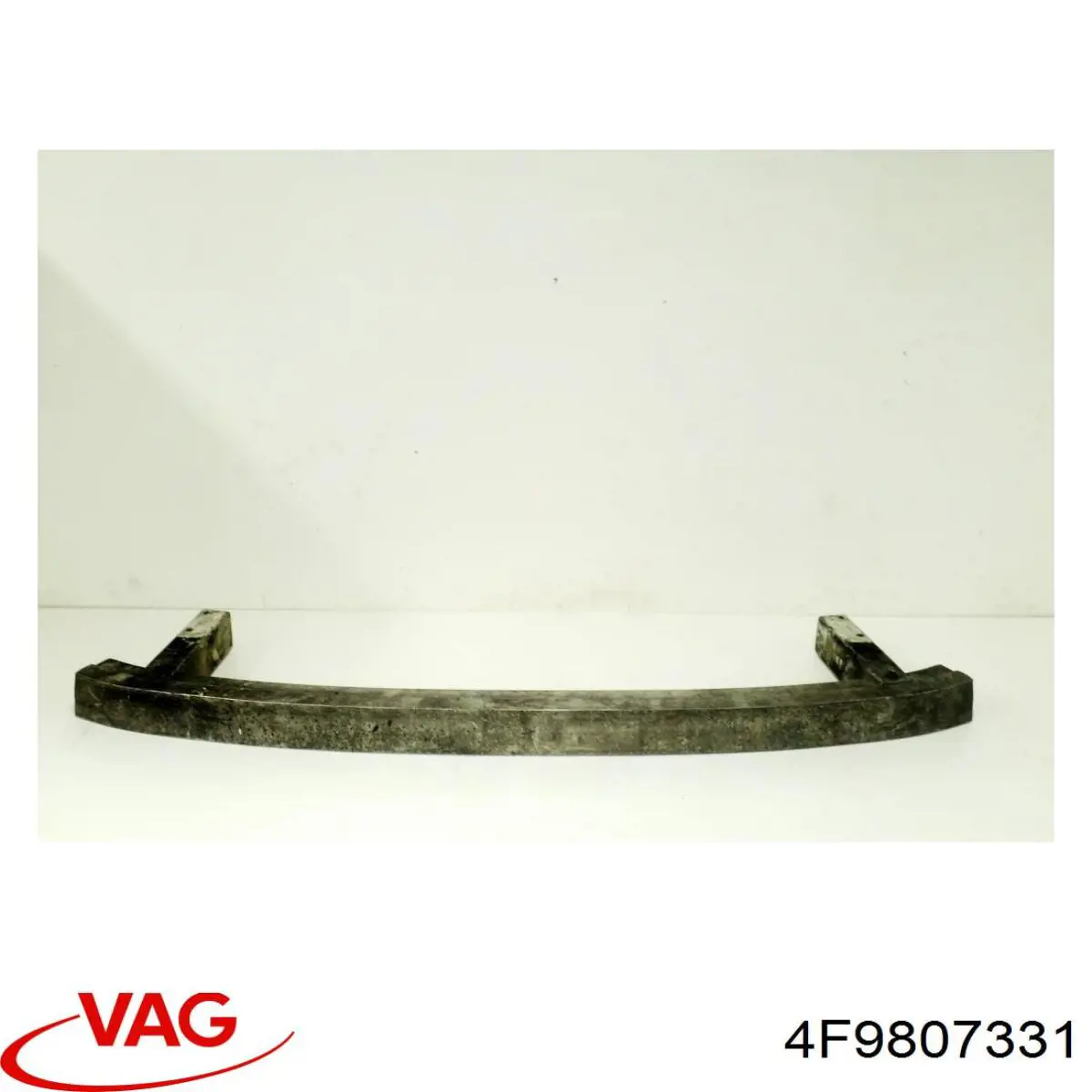 4F9807331 VAG Consola de reforçador do pára-choque dianteiro
