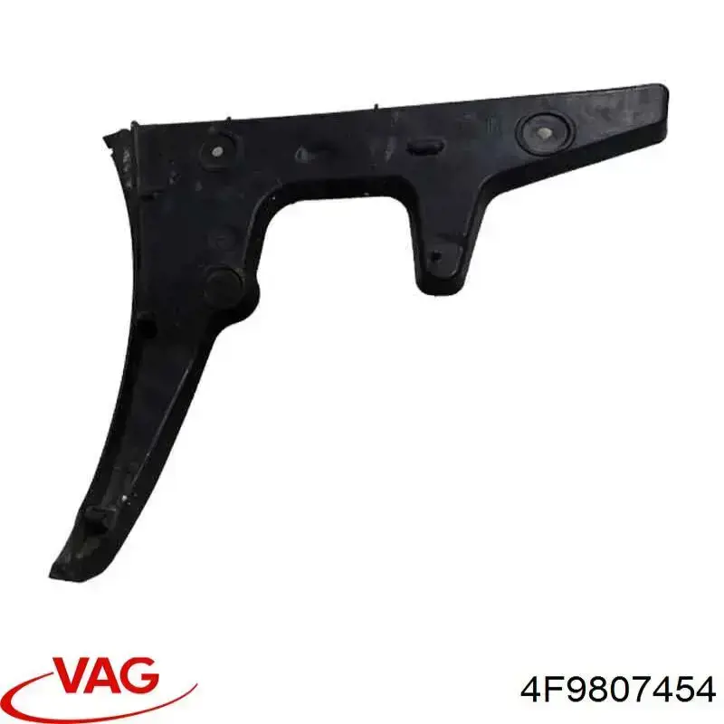 4F9807454 VAG Guia direita do pára-choque traseiro