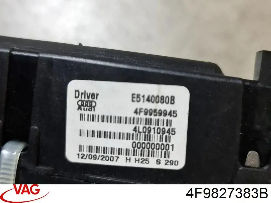 Compre 4F9827383B VAG Motor acionador de abertura/fechamento de porta-malas (de 3ª/5ª porta traseira)