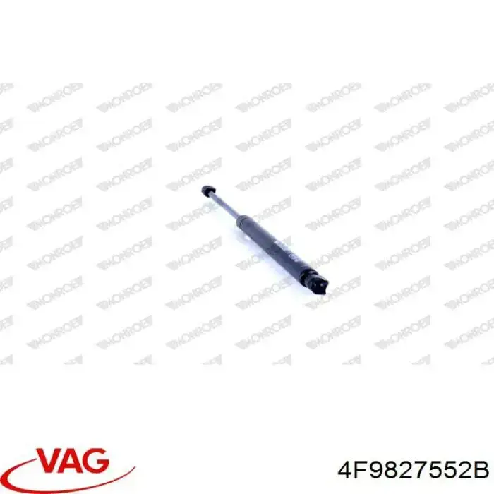Amortecedor de tampa de porta-malas (de 3ª/5ª porta traseira) VAG 4F9827552B preço, a partir de 18,37 USD