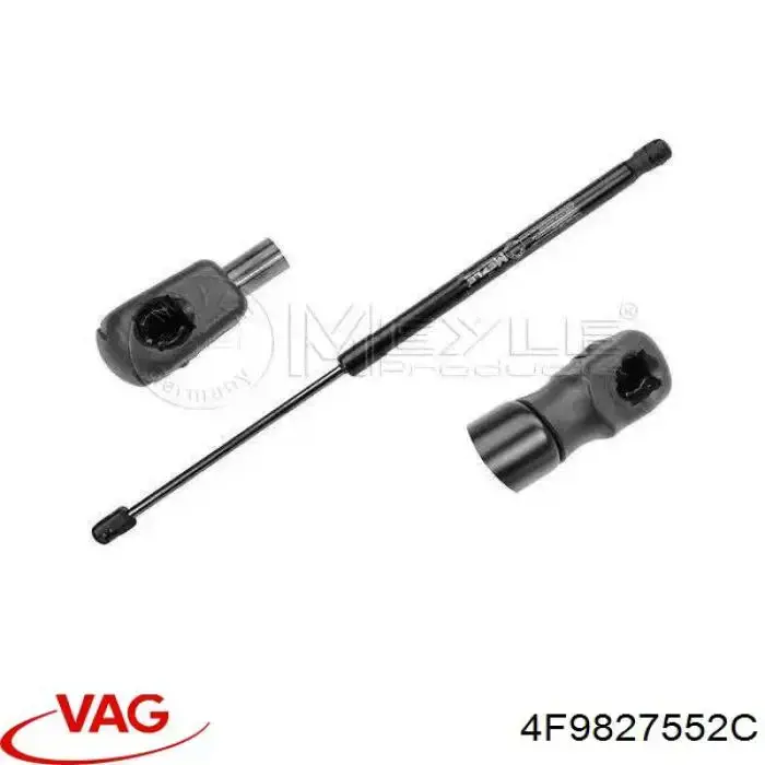 Amortecedor de tampa de porta-malas (de 3ª/5ª porta traseira) VAG 4F9827552C preço, a partir de 18,34 USD