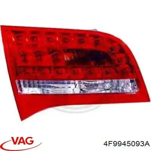 Lanterna traseira esquerda interna VAG 4F9945093A preço, a partir de 143,49 USD