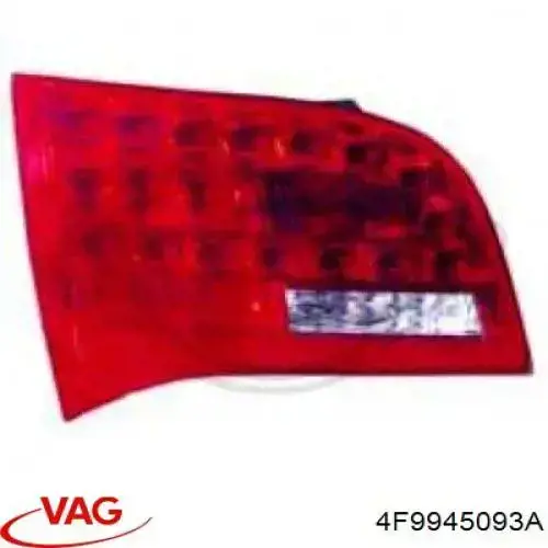 4F9945093A VAG Lanterna traseira esquerda interna