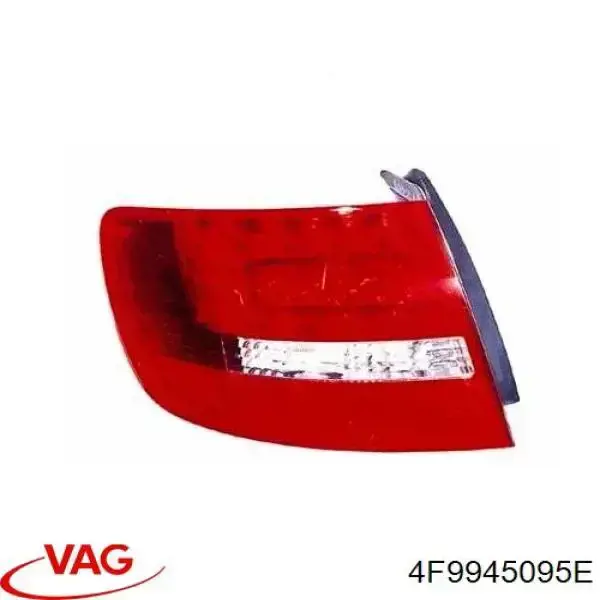4F9945095E VAG Lanterna traseira esquerda externa