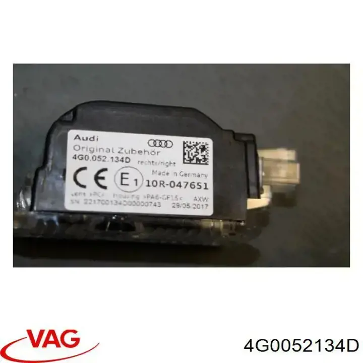 4G0052134D VAG Lâmpada da luz de fundo na porta
