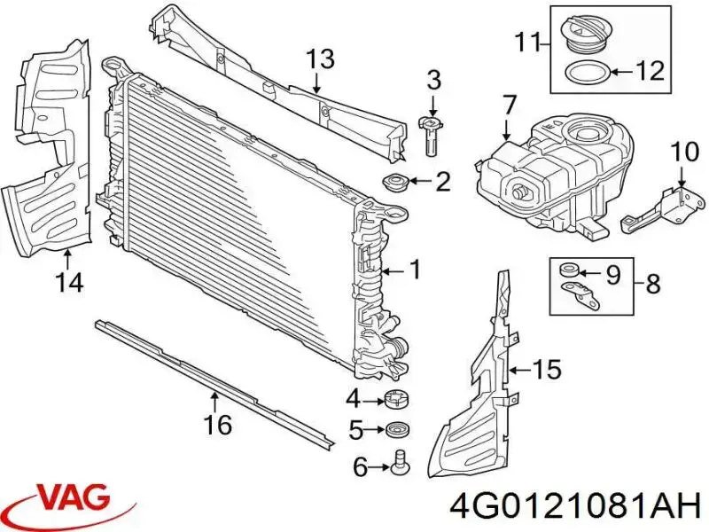  VAG 4G0121081AH preço, a partir de 16,93 USD