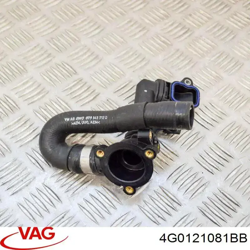 4G0121081BB VAG Mangueira (cano derivado) do sistema de esfriamento