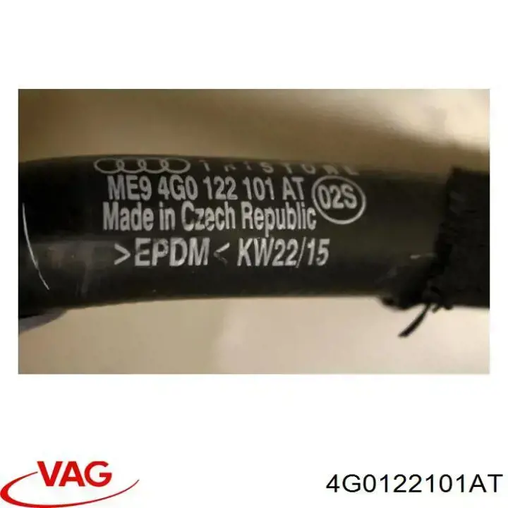Mangueira (cano derivado) do radiador de esfriamento superior VAG 4G0122101AT preço, a partir de 46,20 USD