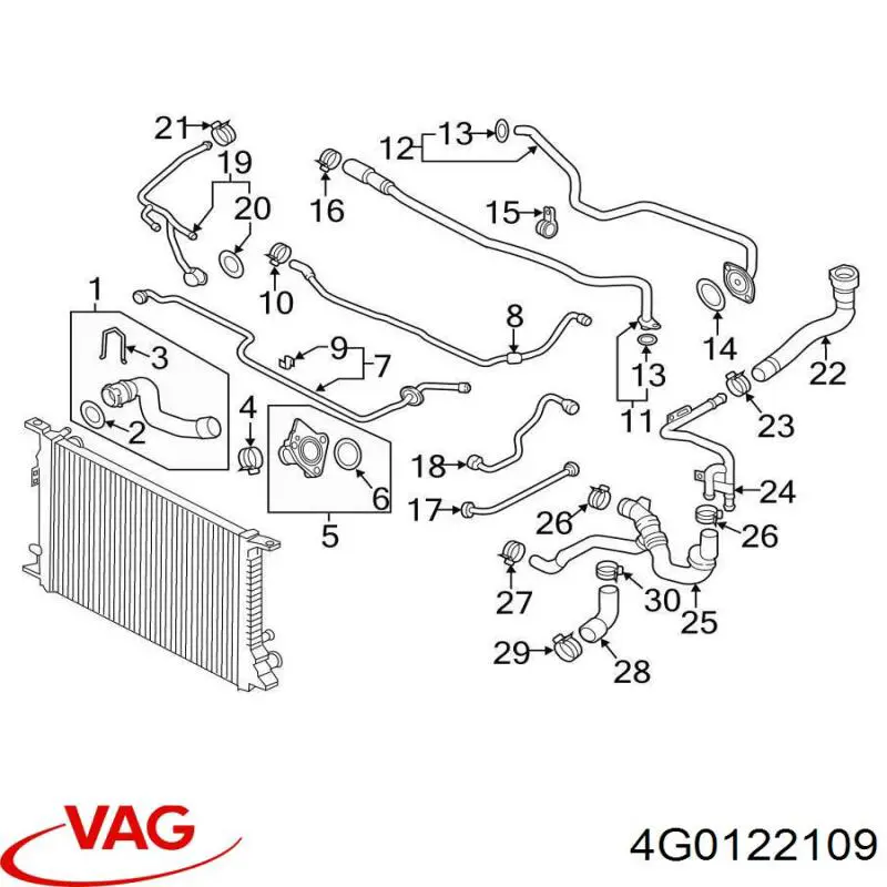  VAG 4G0122109 preço, a partir de 32,88 USD