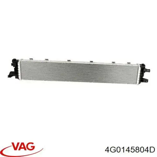 4G0145804D VAG Radiador de esfriamento de motor adicional