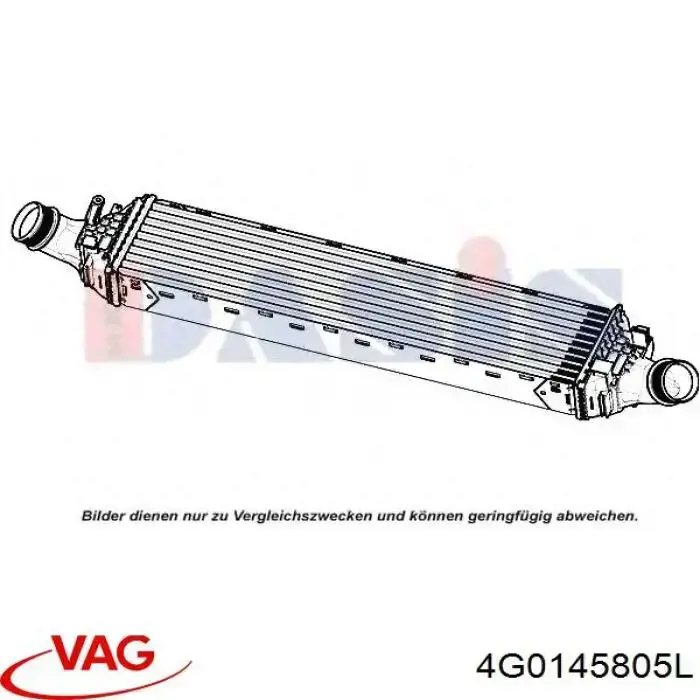 4G0145805L VAG Radiador de intercooler
