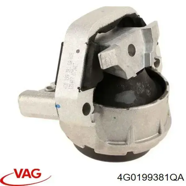 4G0199381QA VAG Coxim (suporte) direito de motor