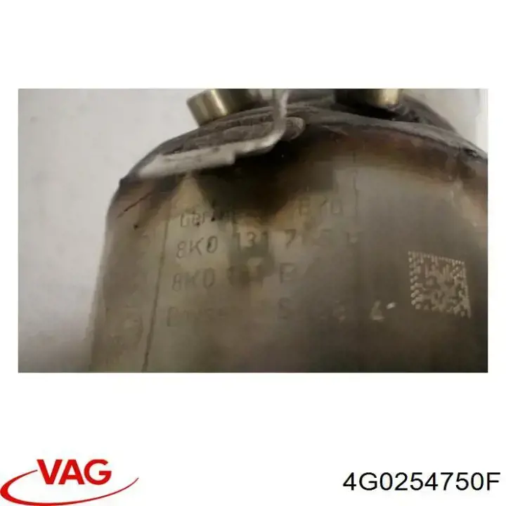 Filtro de partículas do sistema dos gases de escape VAG 4G0254750FX preço, a partir de 720,49 USD