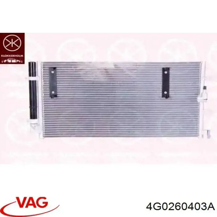 Compre 4G0260403A VAG Radiador de aparelho de ar condicionado