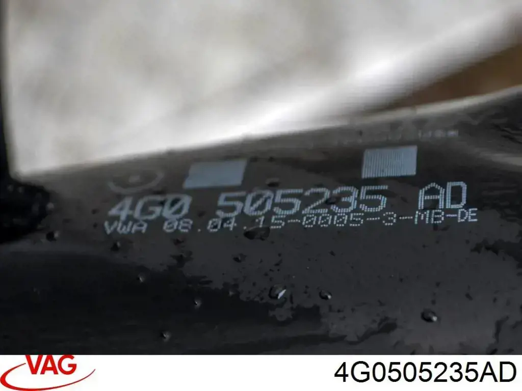 4G0505235AD VAG Viga de suspensão traseira (plataforma veicular)