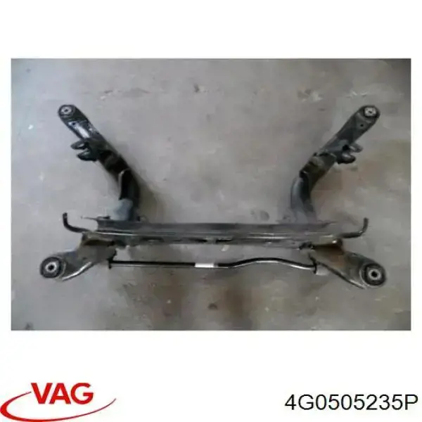 4G0505235P VAG Viga de suspensão traseira (plataforma veicular)