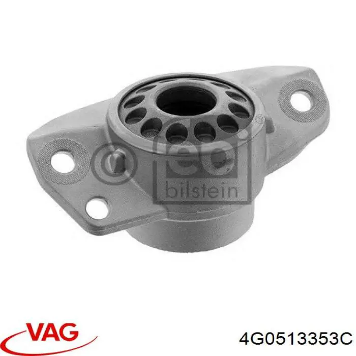 4G0513353C VAG Suporte de amortecedor traseiro