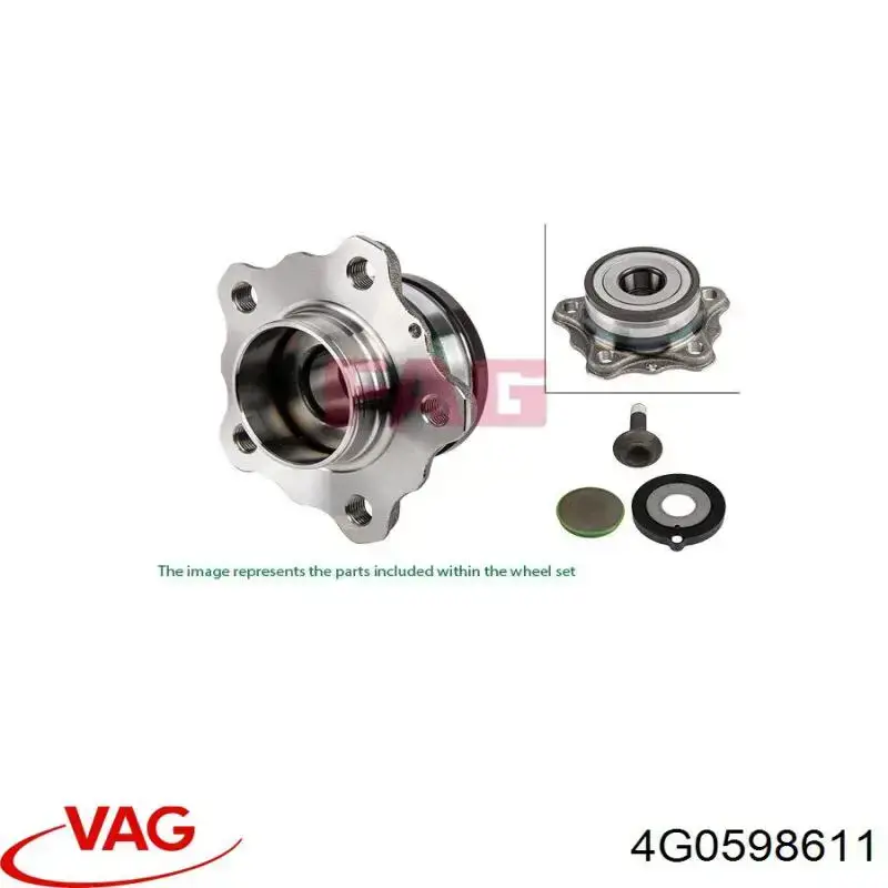 Cubo traseiro VAG 4G0598611 preço, a partir de 85,78 USD