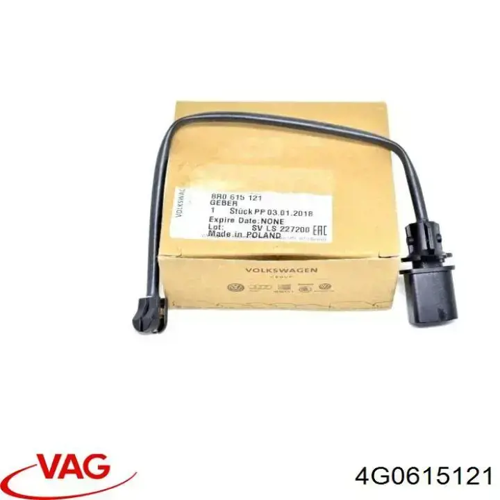 Sensor traseiro de desgaste das sapatas do freio VAG 4G0615121 preço, a partir de 8,03 USD
