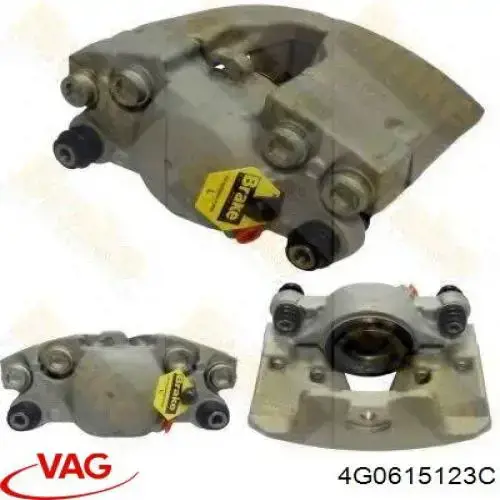 4G0615123C VAG Suporte do freio dianteiro esquerdo