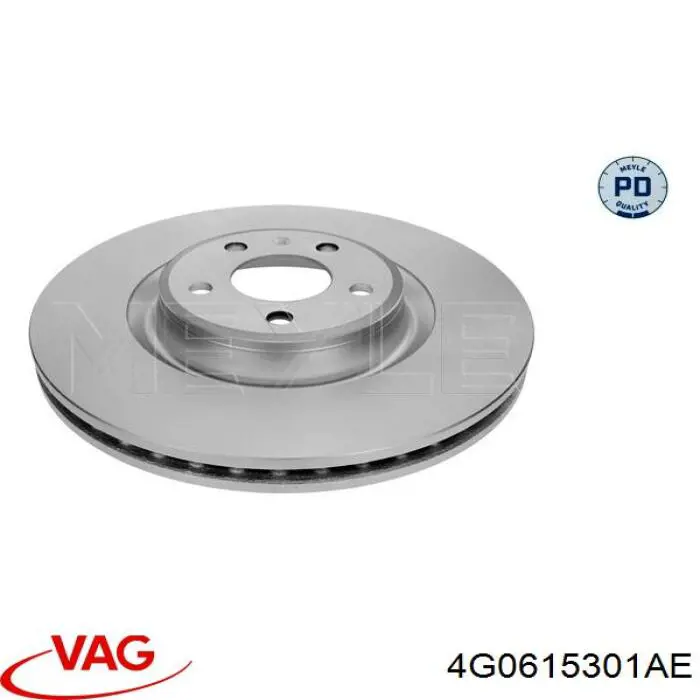Compre 4G0615301AE VAG Disco do freio dianteiro